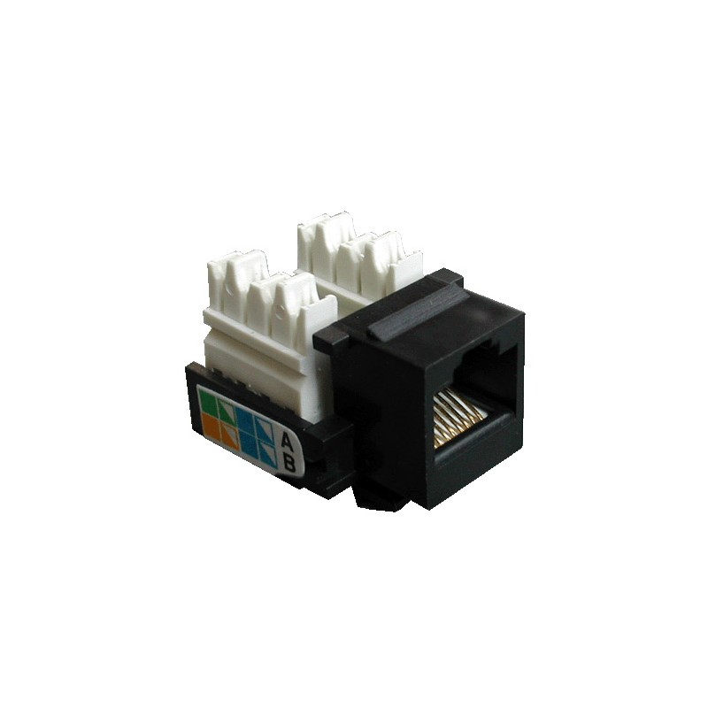 DATACOM Keystone cat5E black UTP