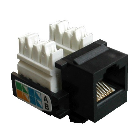 DATACOM Keystone cat5E black UTP