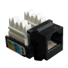 DATACOM Keystone cat5E black UTP