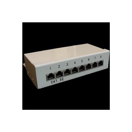 Patch panel Box 8-port Cat5E STP na zed´