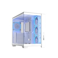 ASUS Case A32 PLUS TG ARGB, ATX, Průhledná bočnice, 4x 120mm ARGB Fan, Bílá