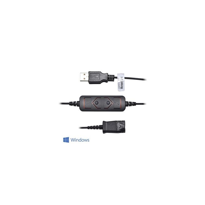 JPL BL-05MS+P kabel pro náhlavky s QD konektorem do USB