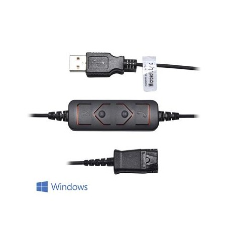 JPL BL-05MS+P kabel pro náhlavky s QD konektorem do USB
