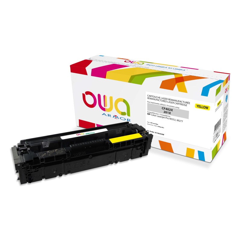 OWA Armor toner pro HP CLJ MFP 277, 2300 Stran, CF402X, Yellow
