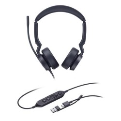 Yealink UH44 Dual Teams USB-C/A, drátová náhlavní