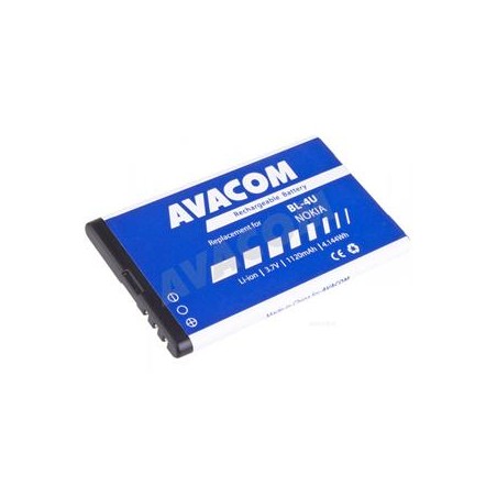 Baterie AVACOM GSNO-BL4U-S1120A do mobilu Nokia 5530, E66, 5530, E75, 5730, Li-Ion 3,7V 1120mAh