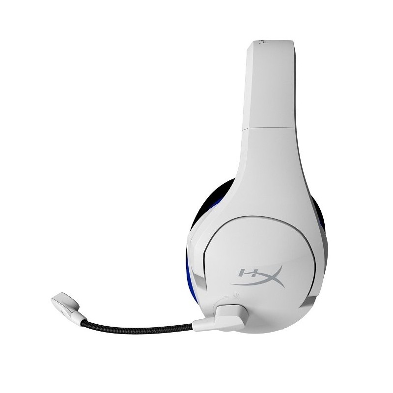 HyperX Cloud Stinger Core - Wireless Gaming Headset (White-Blue) - PS5-PS4 (HHSS1C-KB-WT/G)- Sluchátka pro herní konsole