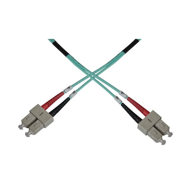 Optický patch kabel duplex SC-SC 50/125 MM 5m OM3