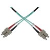 Optický patch kabel duplex SC-SC 50/125 MM 5m OM3