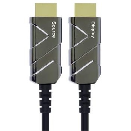 PremiumCord Ultra High Speed HDMI 2.1 optický fiber kabel 8K@60Hz,zlacené 25m KPHDM21X25