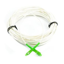 SC/APC - SC/APC simplex 9/125 SM 15m arm.bílý 3mm B3 LSZH