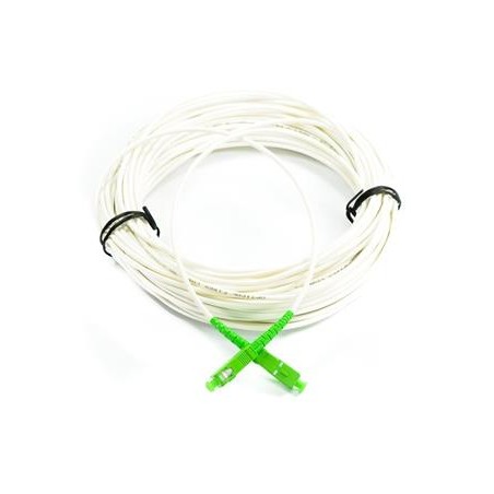 SC/APC - SC/APC simplex 9/125 SM 15m arm.bílý 3mm B3 LSZH