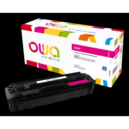 OWA Armor toner pro CANON LBP 621Cw, 623Cdw, MF641Cw, 643Cdw, 645Cx,CRG054H M,2300 str.,červená/magenta(CRG-054H M)