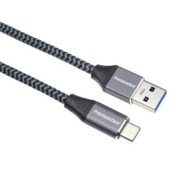 PREMIUMCORD Kabel USB-C na USB 3.0 A (USB 3.1 generation 1, 3A, 5Gbit/s) 1m oplet
