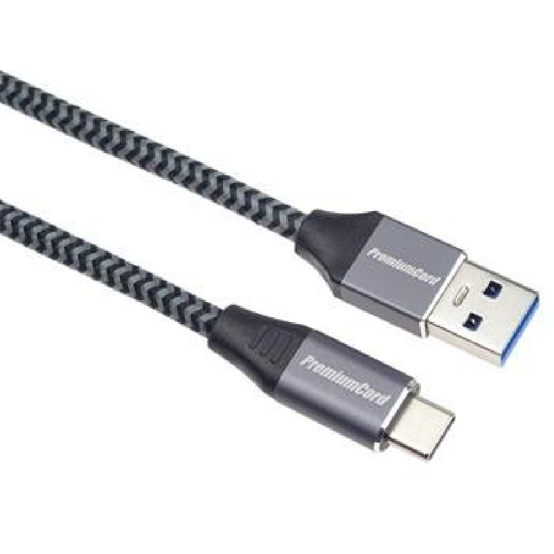 PREMIUMCORD Kabel USB-C na USB 3.0 A (USB 3.1 generation 1, 3A, 5Gbit/s) 1m oplet