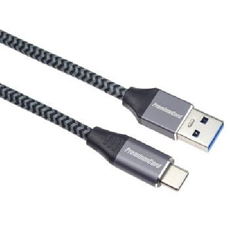 PREMIUMCORD Kabel USB-C na USB 3.0 A (USB 3.1 generation 1, 3A, 5Gbit/s) 1m oplet