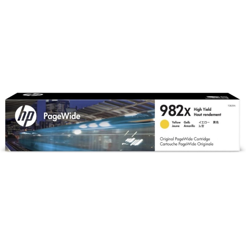 HP 982X High Yield Yellow Original PageWide Cartridge (16,000 pages)