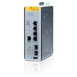 Allied Telesis AT IE200-6GT - Přepínač - řízený - 4 x 10/100/1000 + 2 x gigabitů SFP - lze montovat na konzolu DIN, pro