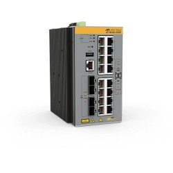 Allied Telesis AT IE340-20GP - Přepínač - L3 - řízený - 8 x 10/100/1000 (PoE+) + 8 x 10/100/1000 (PoE) + 4 x gigabitů SFP - lze
