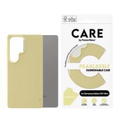 CARE by PanzerGlass - Zadní kryt pro mobilní telefon - termoplastický polyuretan (TPU) - chardonnay - pro Samsung Galaxy S25