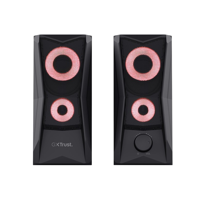 TRUST reproduktory GXT 606 Javv RGB-Illuminated 2.0 Speaker Set, černá