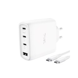TRUST GaN Nabíječka MAXO 65W, 3xUSB-C,1xUSB-A, bílá