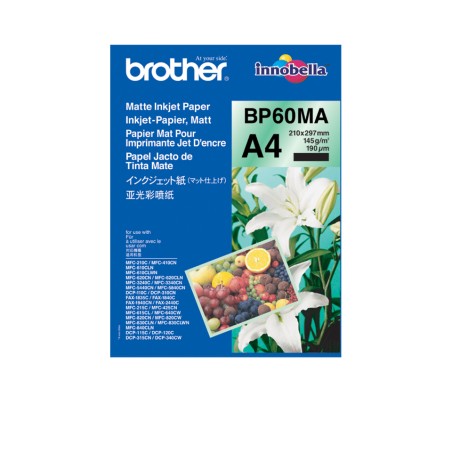 BP60MA, 25 listů, inkoustový papír Brother, matný, 145 g
