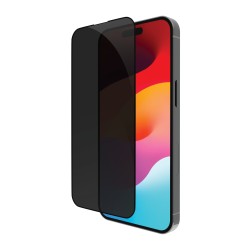 dbramante1928 Eco-shield - Ochrana obrazovky pro mobilní telefon - s bezpečnostním filtrem - barva rámu černá - pro Apple
