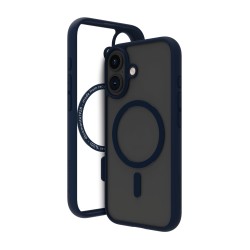 dbramante1928 Grenen - Zadní kryt pro mobilní telefon - kompatibilita s MagSafe - plast - modrá, čirá zadní strana - pro Apple