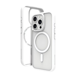dbramante1928 Grenen - Zadní kryt pro mobilní telefon - kompatibilita s MagSafe - recyklovaný plast - bílá, průsvitná - pro