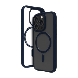 dbramante1928 Grenen - Zadní kryt pro mobilní telefon - kompatibilita s MagSafe - plast - modrá, čirá zadní strana - pro Apple