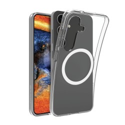 dbramante1928 Greenland Pro Qi2 - Zadní kryt pro mobilní telefon - kompatibilita s MagSafe - plast - průsvitná - pro Samsung
