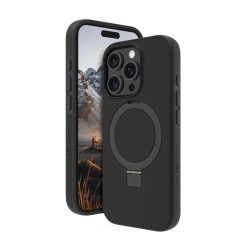 dbramante1928 Iceland Ultra - Zadní kryt pro mobilní telefon - stojan - kompatibilita s MagSafe - D3O, plast - černá - pro