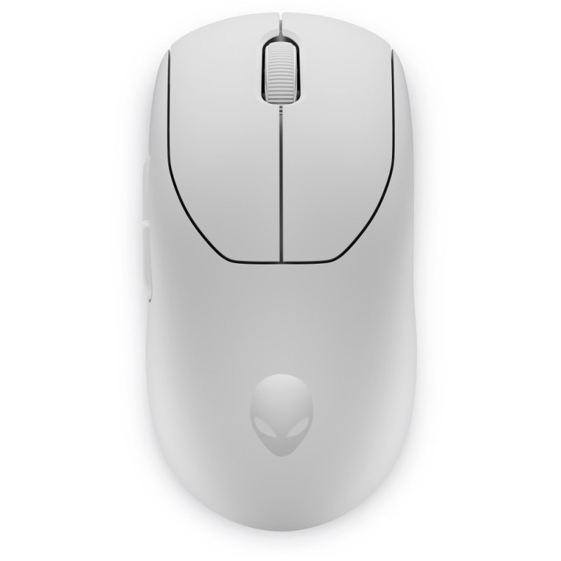 Dell Alienware Pro/Herní/Optická/Pro praváky/26 000 DPI/Drátová+bezdrátová/Bílá