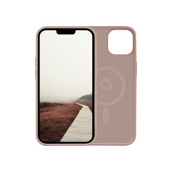 dbramante1928 Monaco - Zadní kryt pro mobilní telefon - kompatibilita s MagSafe - recyklovaný plast, silikon - růžová pink sand