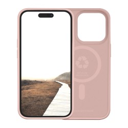 dbramante1928 Monaco - Zadní kryt pro mobilní telefon - kompatibilita s MagSafe - plast, silikon - růžová pink sand - pro Apple