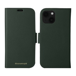 dbramante1928 New York - Pouzdro s klopou pro mobilní telefon - plně zrnitá kůže s jemnou strukturou - evergreen - pro Apple