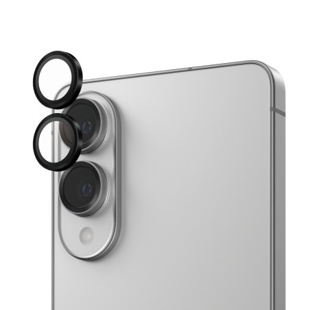 PanzerGlass Hoops - Black Metal Edition - chránic na objektiv pro mobilní telefon - cerná - pro Samsung Galaxy S25 Edge