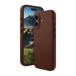 dbramante1928 Roskilde - Zadní kryt pro mobilní telefon - kompatibilita s MagSafe - kůže full-grain - dark tan - pro Apple