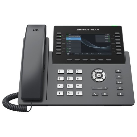 Grandstream GRP2650 SIP telefon, 5" bar.displej, 6 SIP účty, 14 pr. tl., 2x1Gb, WiFi, BT, USB