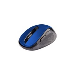 C-TECH myš WLM-02, černo-modrá, bezdrátová, 1600DPI, 6 tlačítek, USB nano receiver