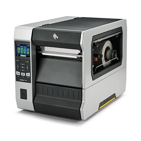 TT Printer ZT620 6", 203 dpi, Euro and UK cord, Serial, USB, Gigabit Ethernet, Bluetooth 4.0, USB Host, Rewind, Color, ZPL
