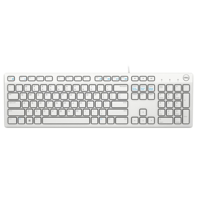 Dell KB216/Drátová USB/US layout/Bílá