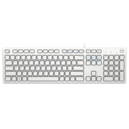 Dell KB216/Drátová USB/US layout/Bílá