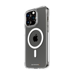 PanzerGlass HardCase - Clear Edition - zadní kryt pro mobilní telefon - MagSafe kompatibilní s D3O - termoplastický polyuretan