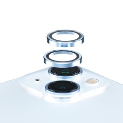PanzerGlass Hoops - Chránic na objektiv pro mobilní telefon - modrá - pro Apple iPhone 15, 15 Plus