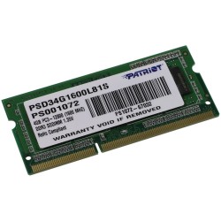 Patriot/SO-DIMM DDR3L/4GB/1600MHz/CL11/1x4GB