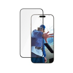 PanzerGlass - Ochrana obrazovky pro mobilní telefon - ultra široký tvar - sklo - barva rámu černá - pro Apple iPhone 16 Pr… 2856