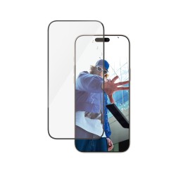 PanzerGlass - Ochrana obrazovky pro mobilní telefon - ultra široký tvar - sklo - barva rámu černá - pro Apple iPhone 16 Pr… 2864