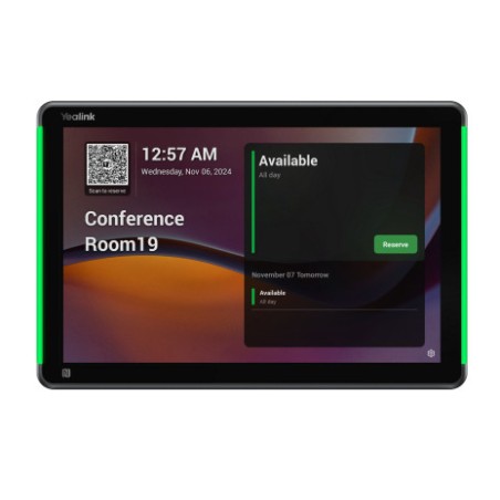 Yealink Room Panel Plus E2, 10.1" LCD, PoE, Wi-Fi, NFC